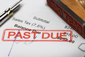 Overdue bills